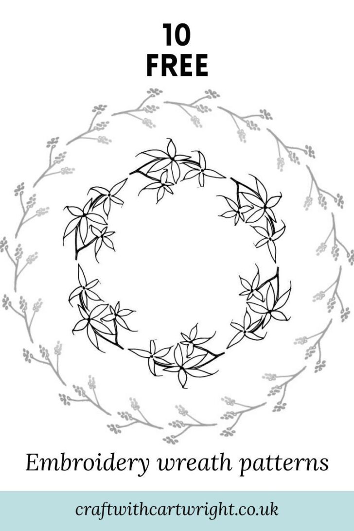 Free Printable Wreath Template