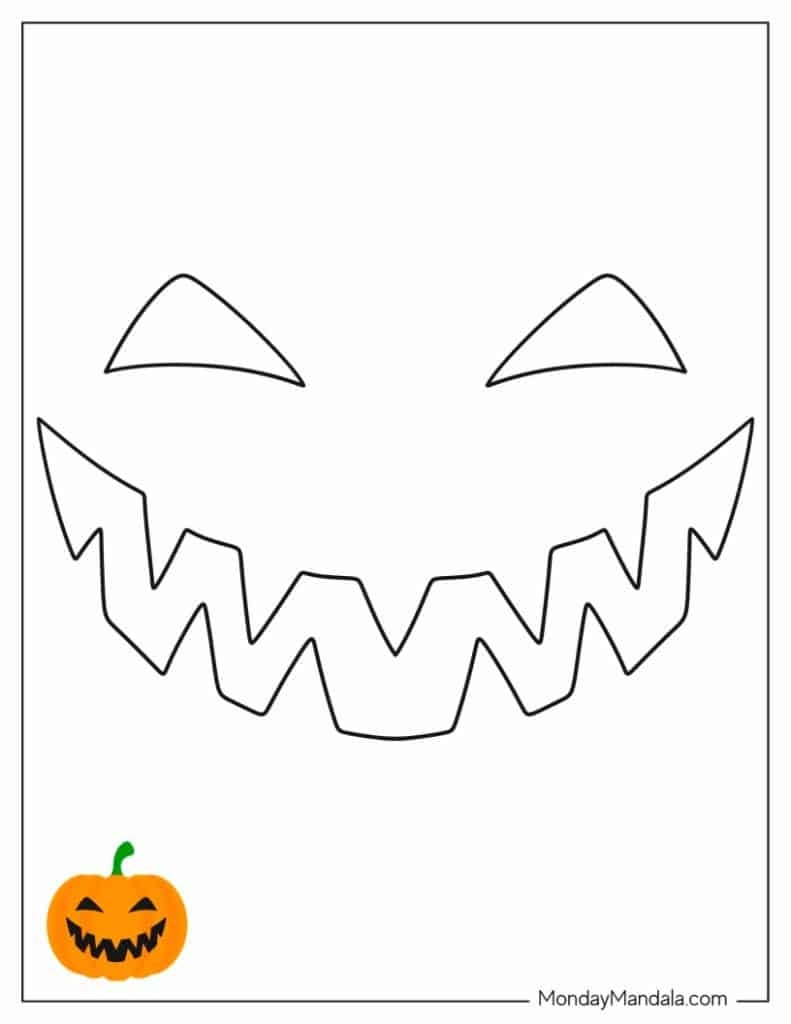 100 Pumpkin Carving Stencils (Free Pdf Printables) within Jack O Lantern Printable Templates