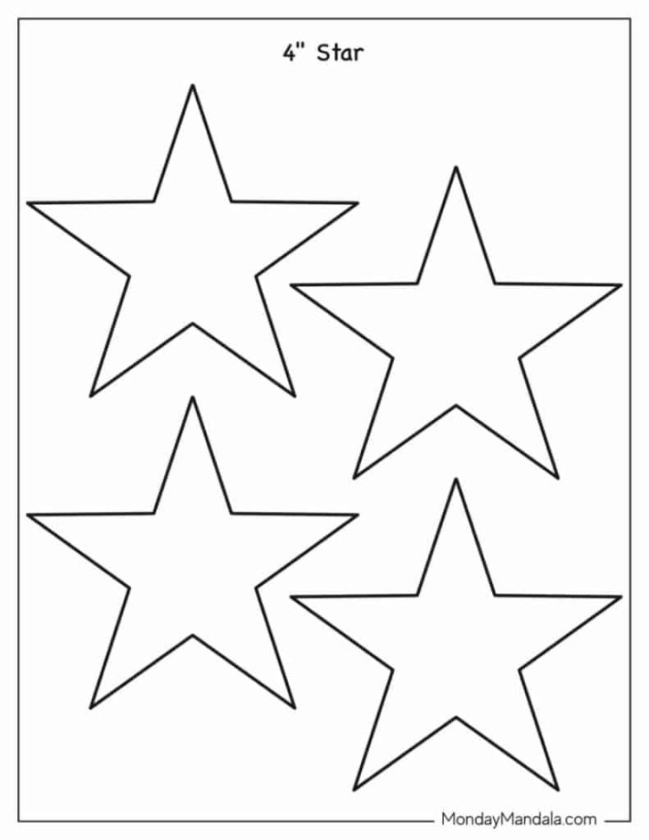 Printable Star Template Free