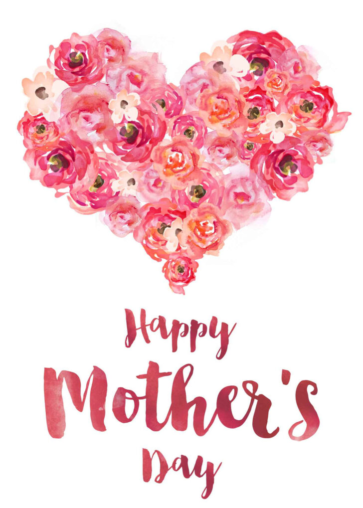 Printable Mothers Day Card Template