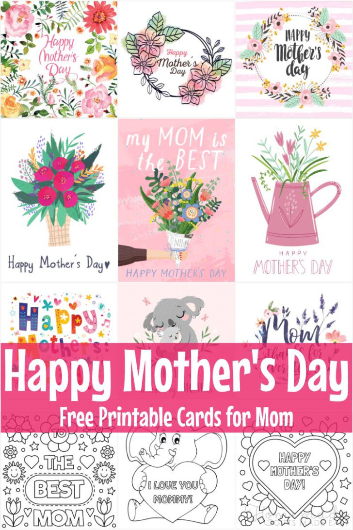 Printable Mother’s Day Card Template