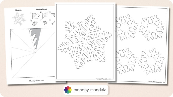 Free Printable Snowflake Templates