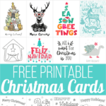 160 Free Printable Christmas Cards For 2024 Inside Printable Christmas Cards Templates