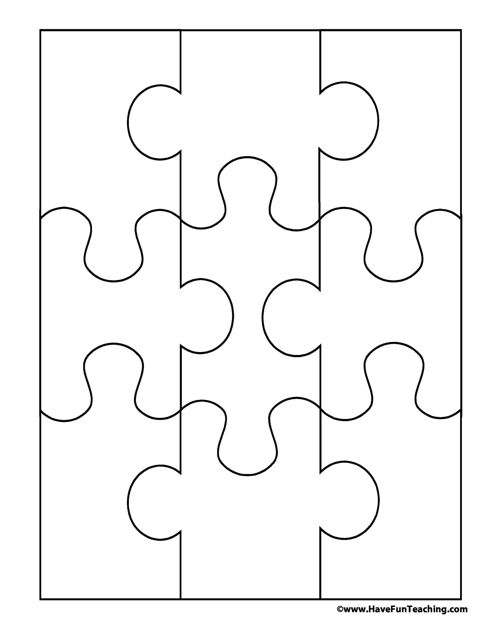 19 Printable Puzzle Piece Templates ᐅ Templatelab throughout Editable Printable Puzzle Template