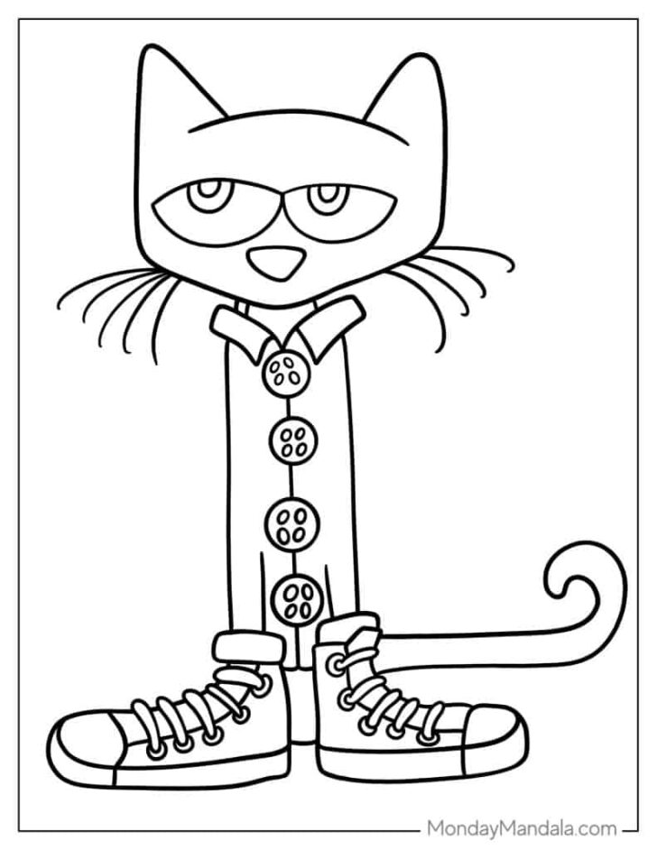 Free Printable Pete the Cat Printable Template