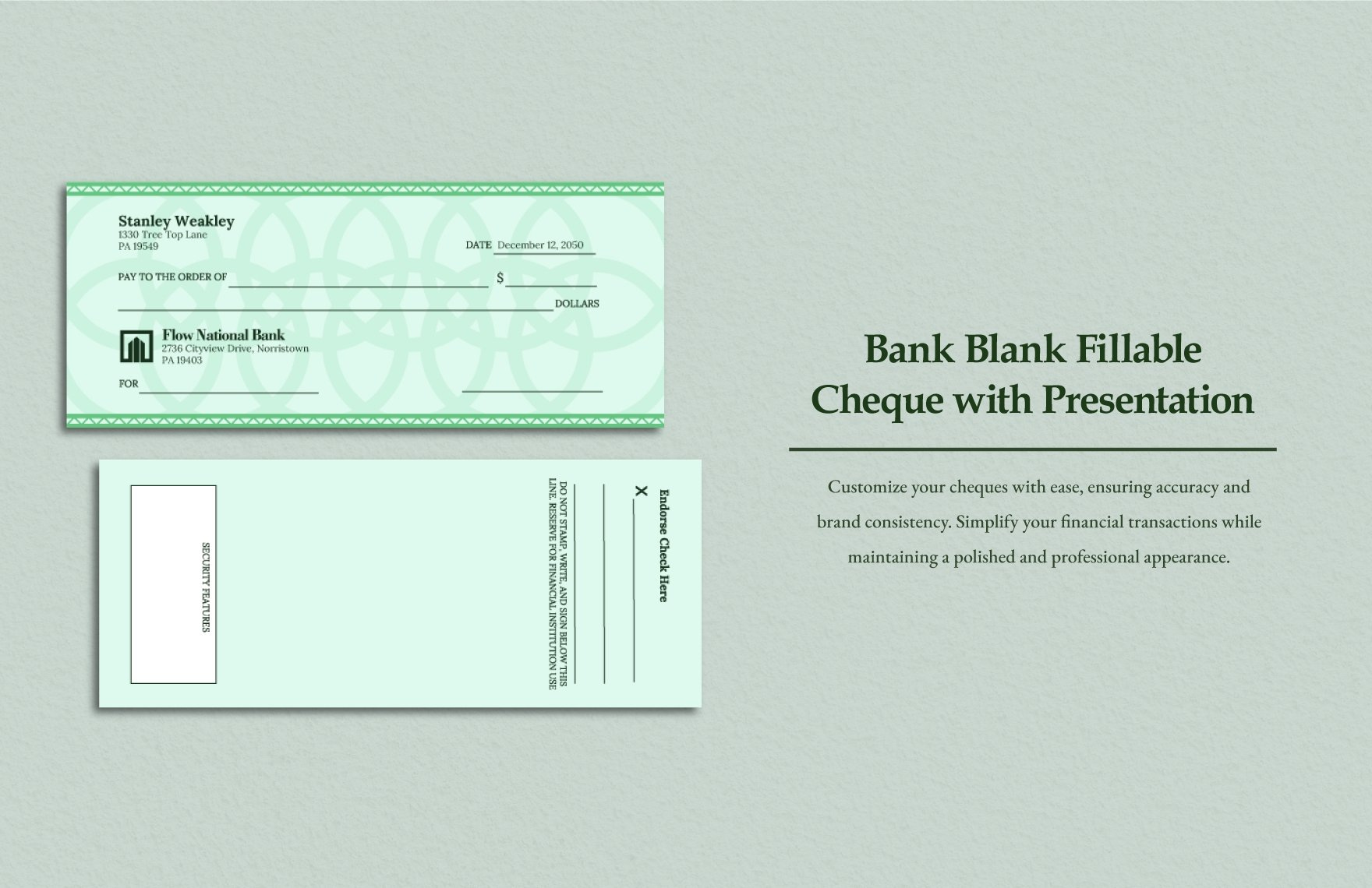 28+ Blank Check Template - Doc, Psd, Pdf &amp;amp; Vector Formats intended for Downloadable Printable Fillable Blank Check Template