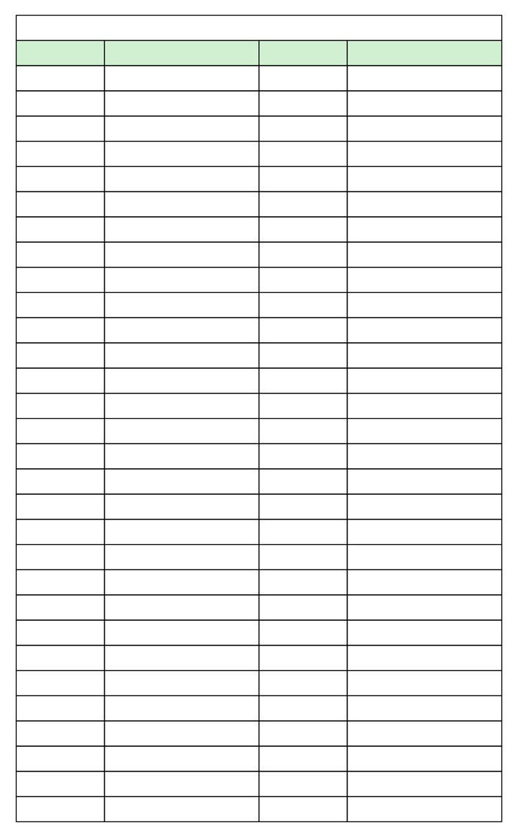 3 Column Chart Templates - 10 Free Pdf Printables | Printablee regarding Free Printable Chart Templates