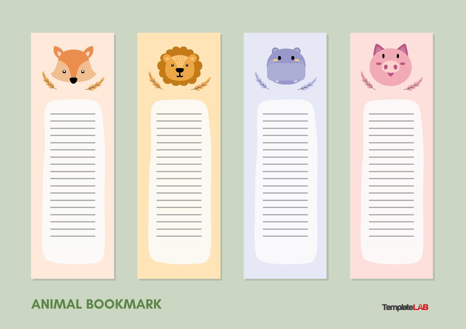 31 Free Printable Bookmark Templates [Word, Pdf] inside Free Printable Bookmark Templates