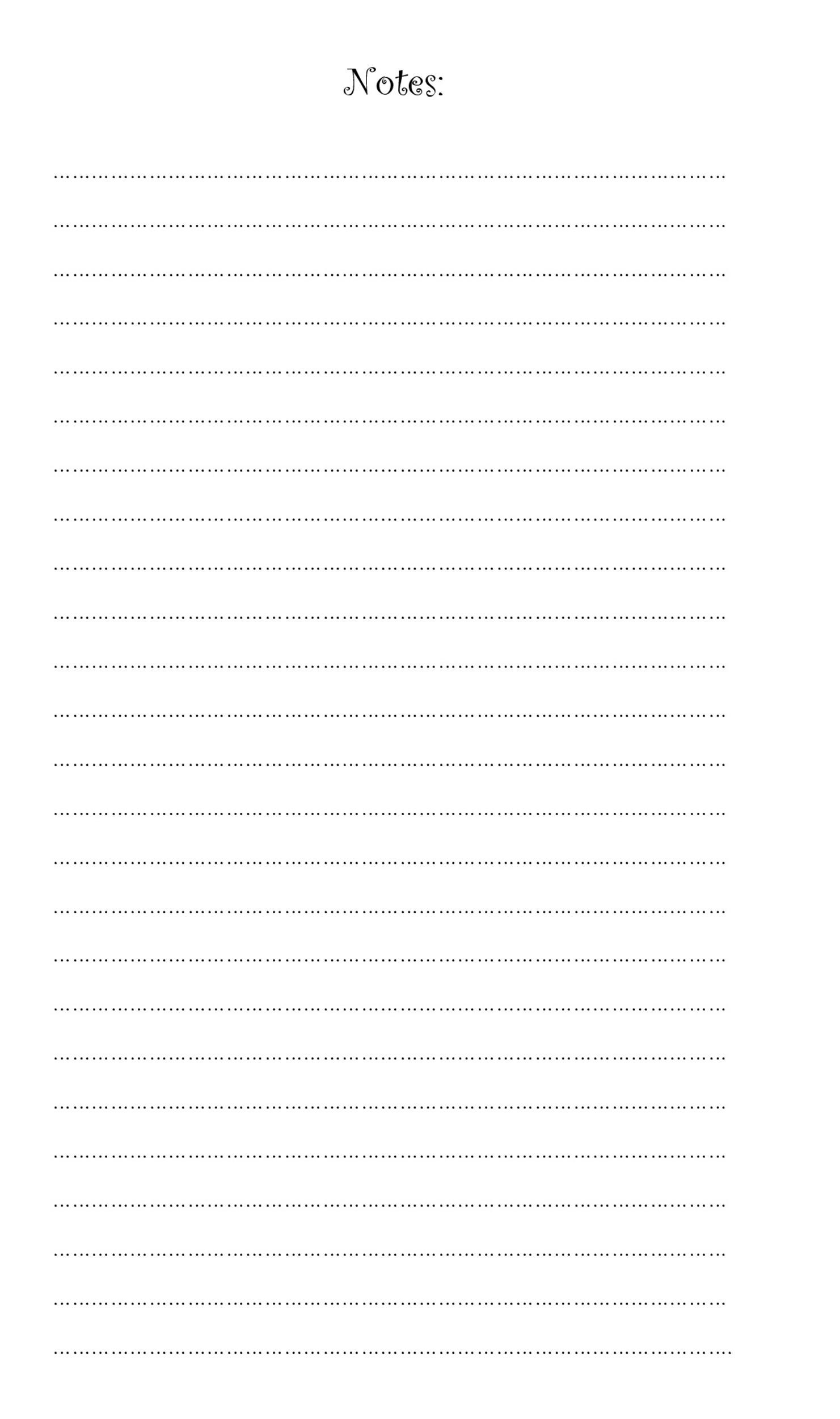 32 Printable Lined Paper Templates ᐅ Templatelab intended for Printable Lined Paper Template