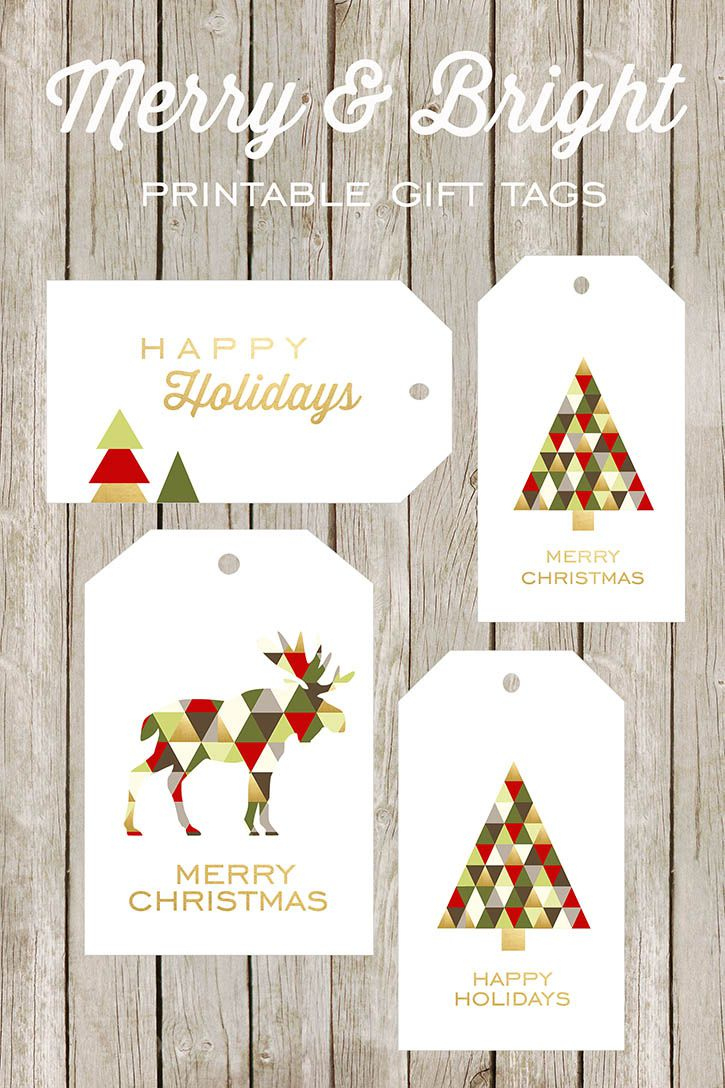 Christmas Gift Tag Templates Free Printable