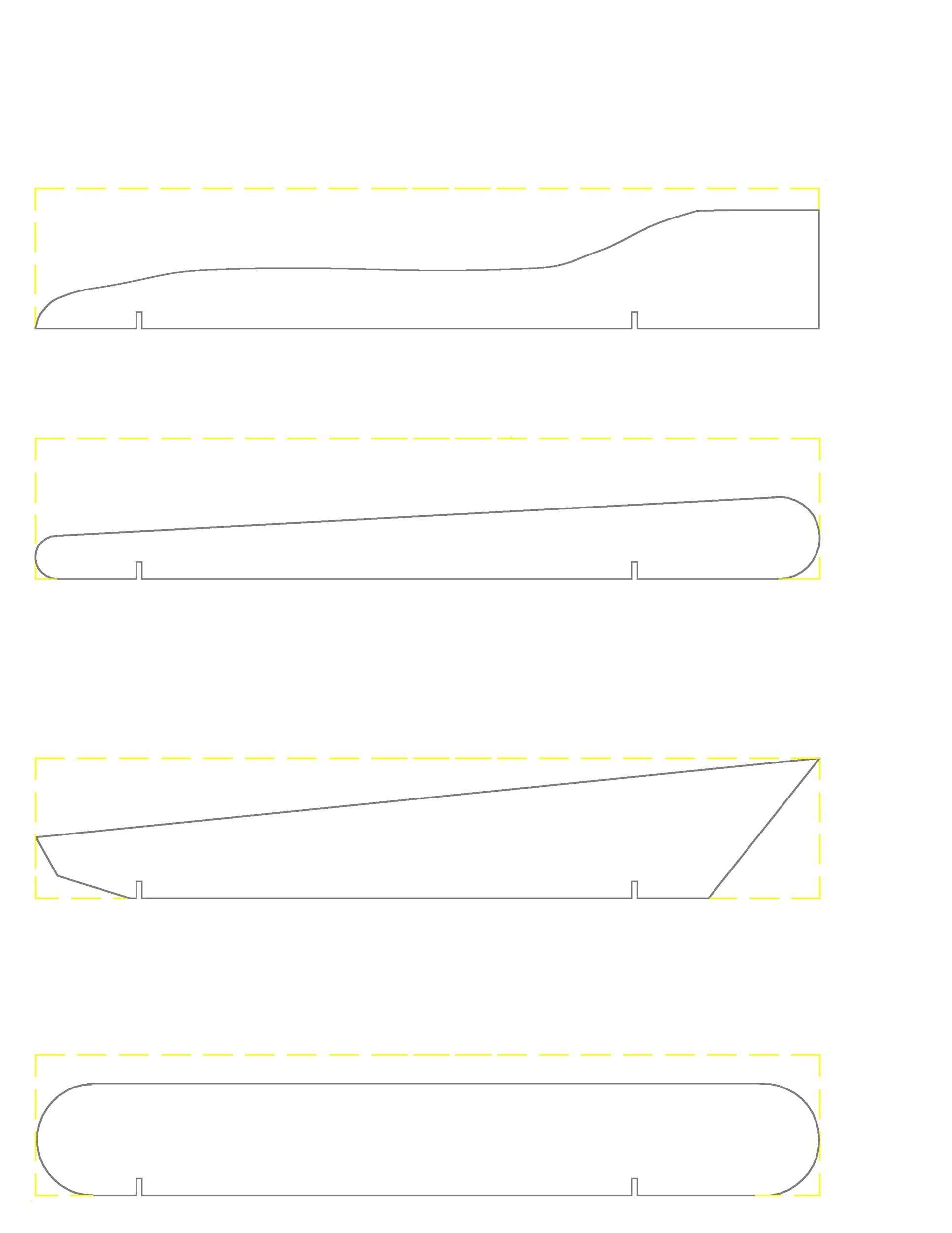 39 Awesome Pinewood Derby Car Designs &amp;amp; Templates ᐅ Templatelab for Fastest Pinewood Printable Cut Out Pinewood Derby Templates