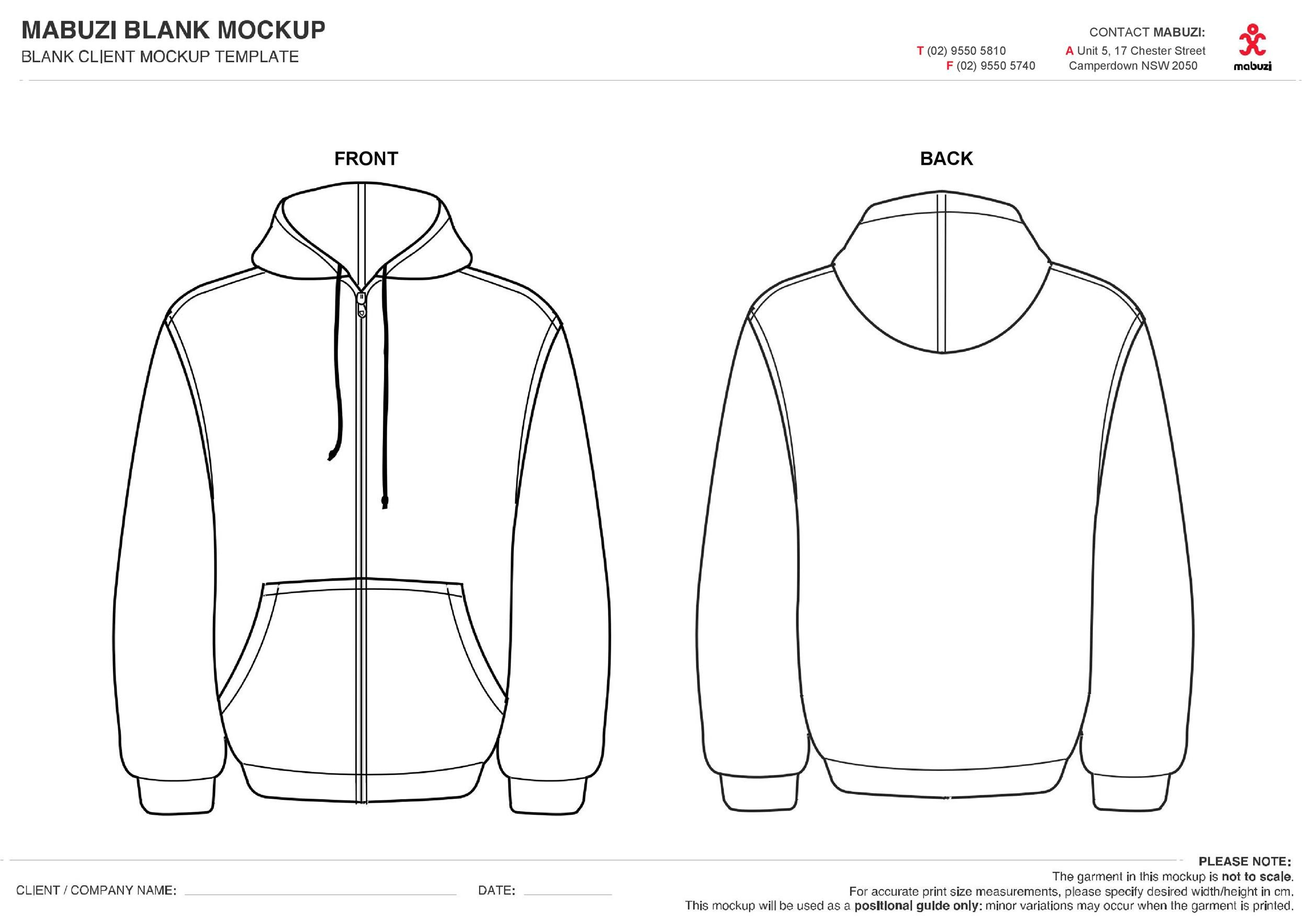 39 Blank Hoodie Templates [+ Hoodie Mockups] ᐅ Templatelab for Printable Hoodie Design Template