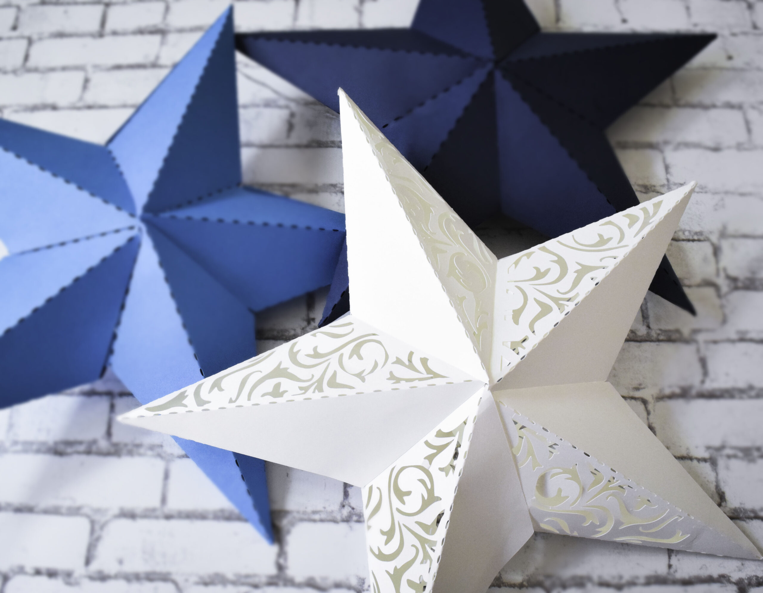 3D Paper Star Template: Paper Star Instructions And Free Template for 5 Pointed Star Template Free Printable 500