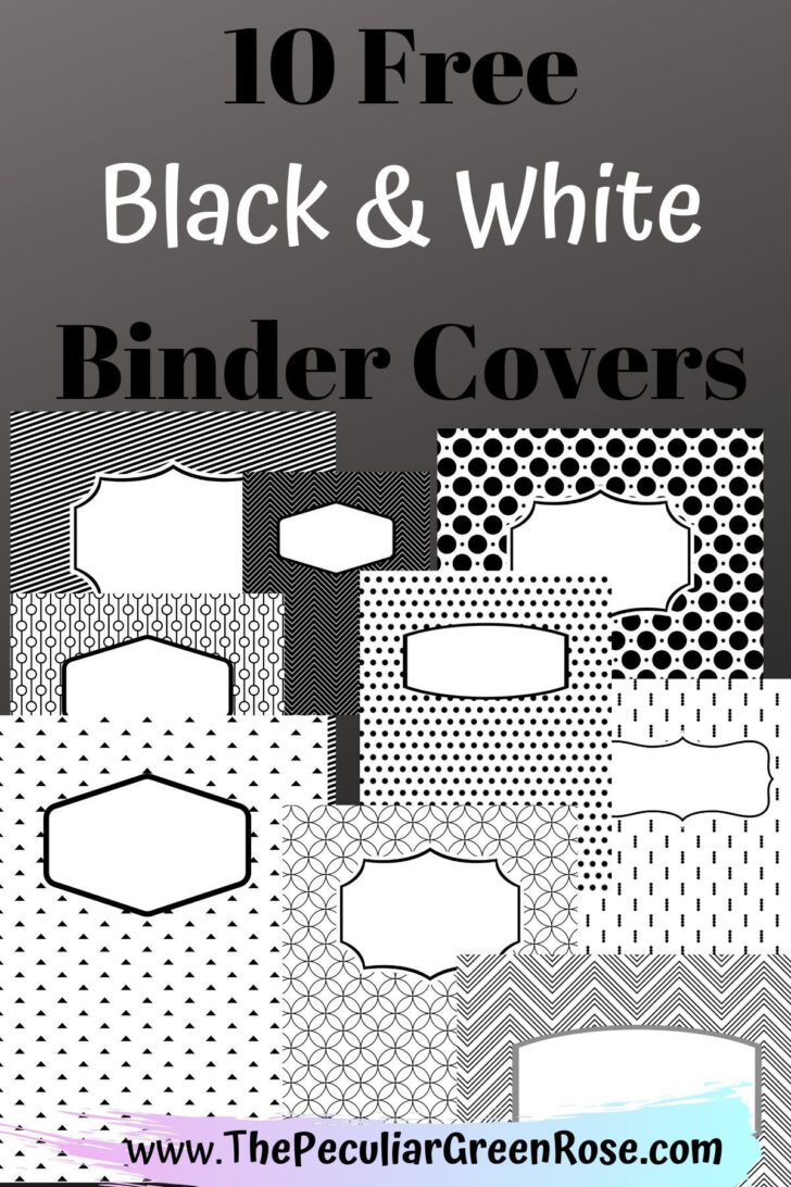 Free Binder Cover Templates Printable