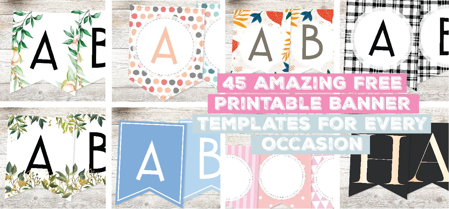 45 Amazing Free Printable Banner Templates For Every Occasion with regard to Free Printable Banners Template