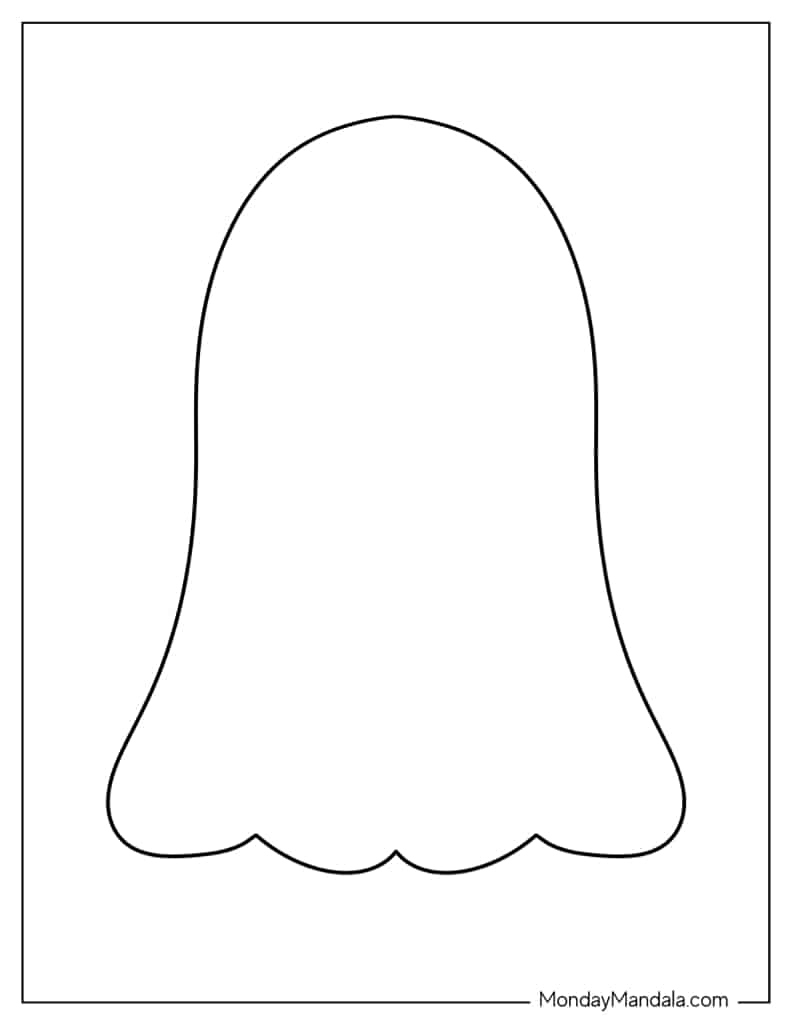 48 Ghost Templates (Free Pdf Printables) in Printable Ghost Ball Template