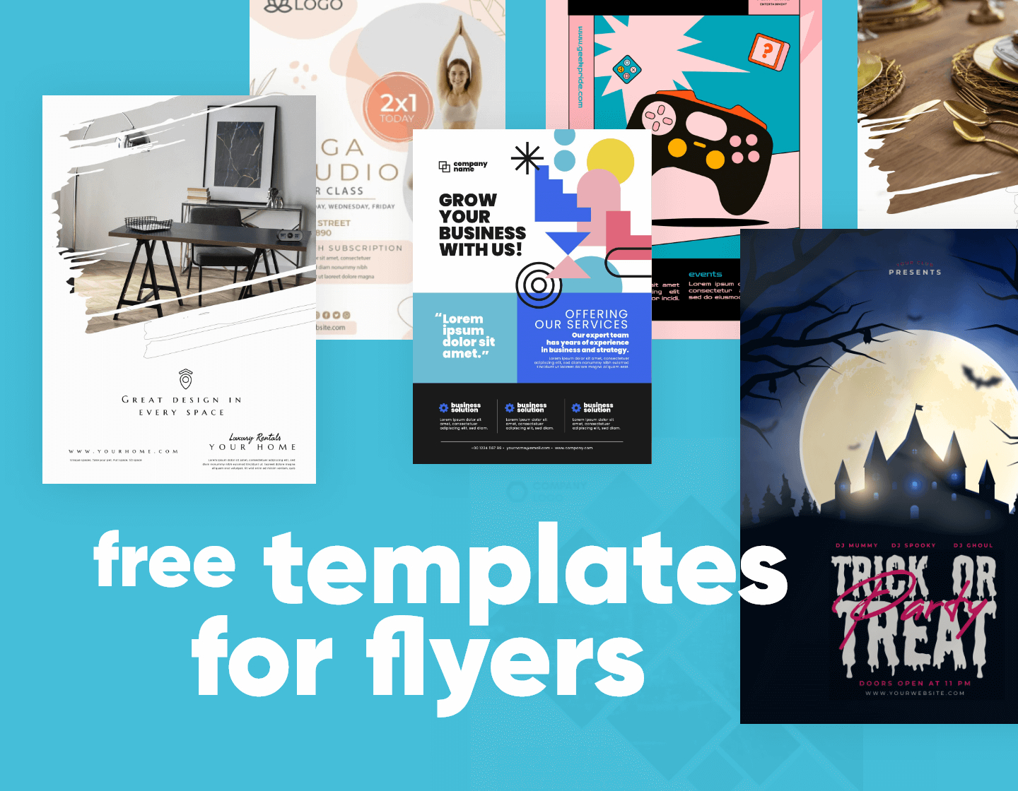 50 Free Templates For Flyers To Customize And Print For Every Occasion pertaining to Free Printable Flyer Templates