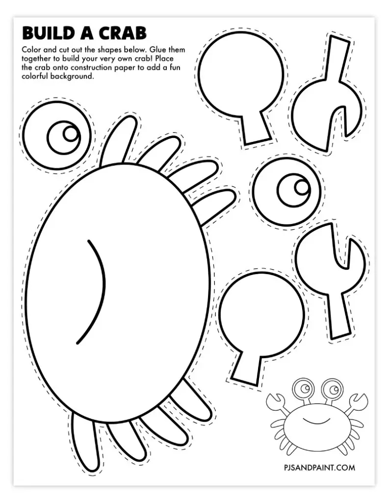 63 Free Printable &amp;quot;Build Your Own&amp;quot; Crafts - Pjs And Paint throughout Printable Craft Templates Free