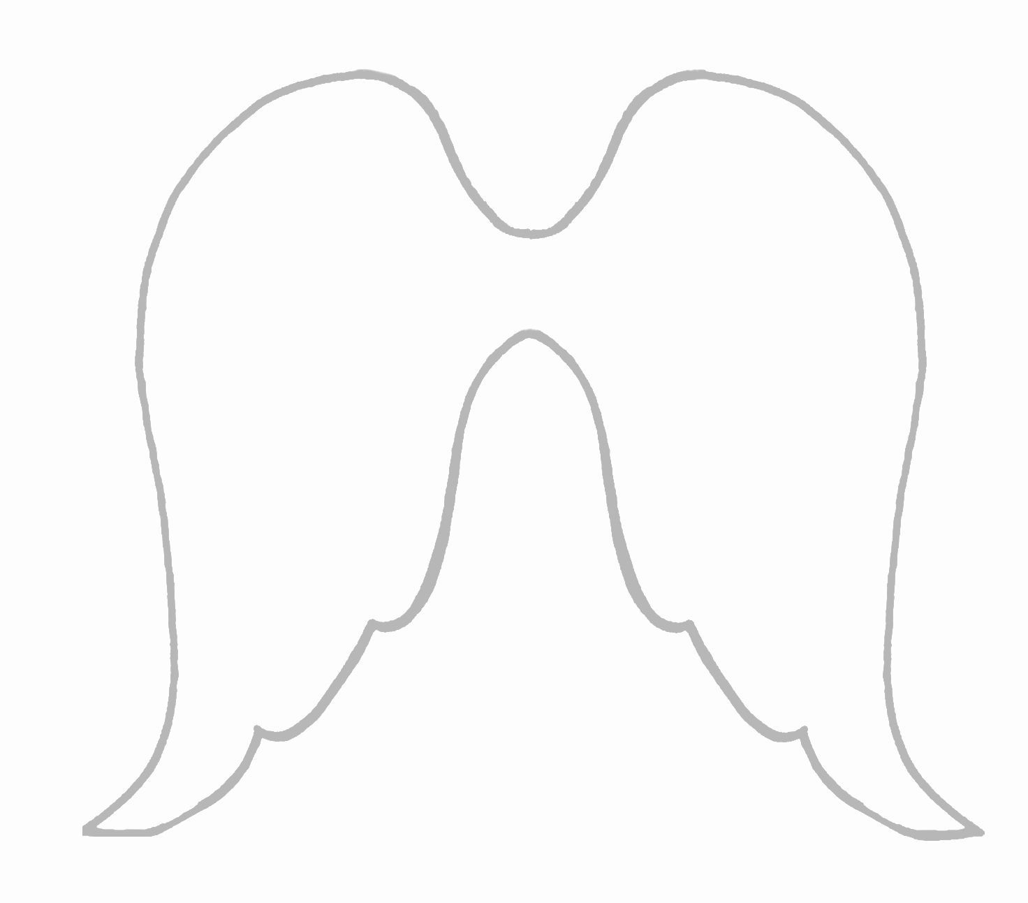 Angel Wing Templates Best Of Angel Wings Pattern … In 2020 561 regarding Printable Angel Wings Template