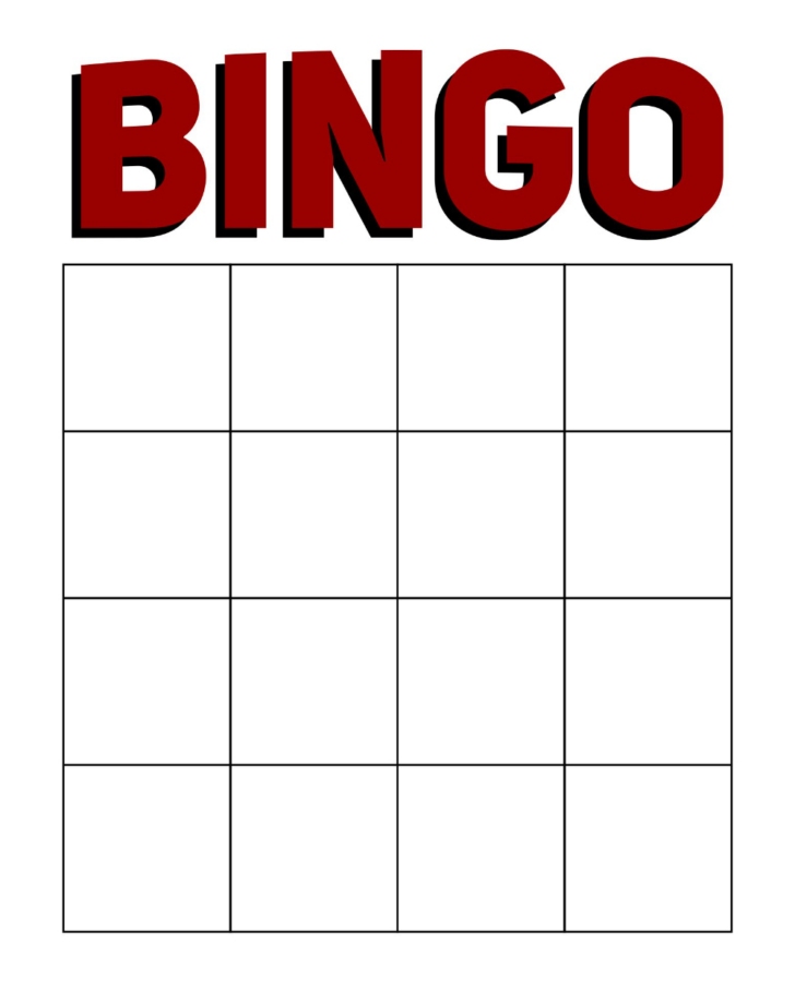 Printable Bingo Sheet Template