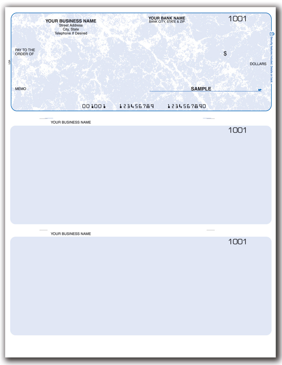 Blank Business Check Template (10) - Professional Templates with Downloadable Printable Fillable Blank Check Template