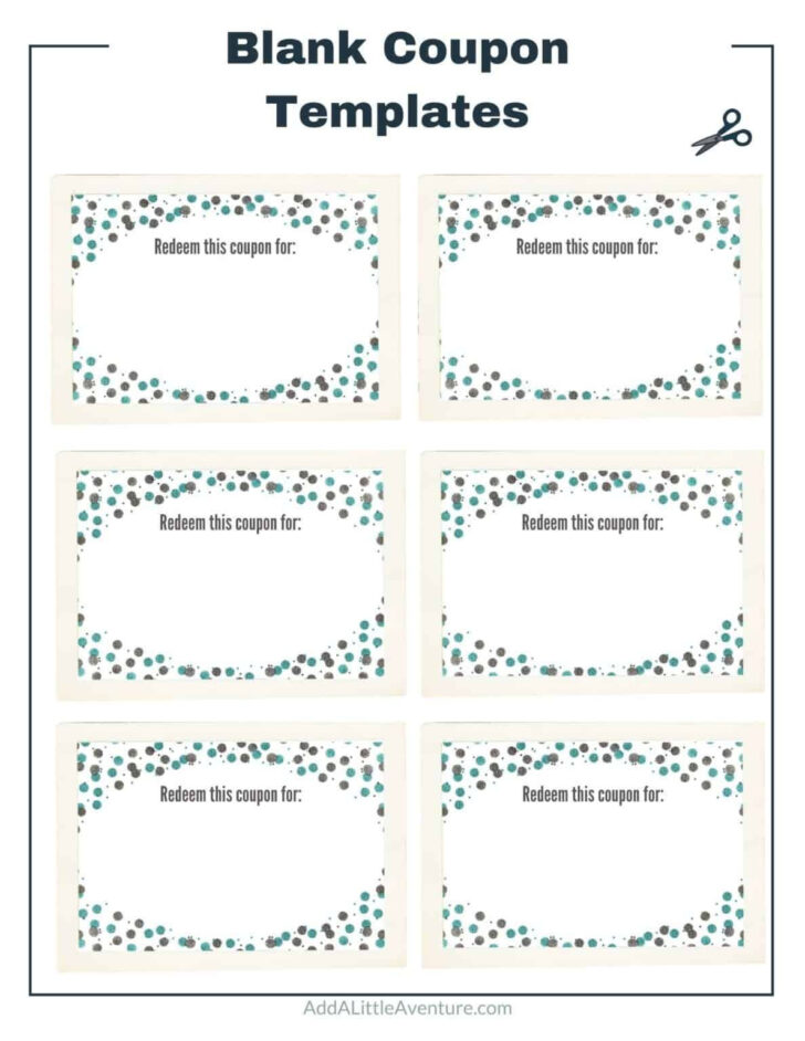 Coupon Template Free Printable