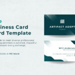 Business Card Templates In Word   Free Download | Template With Business Cards Template Free Printable