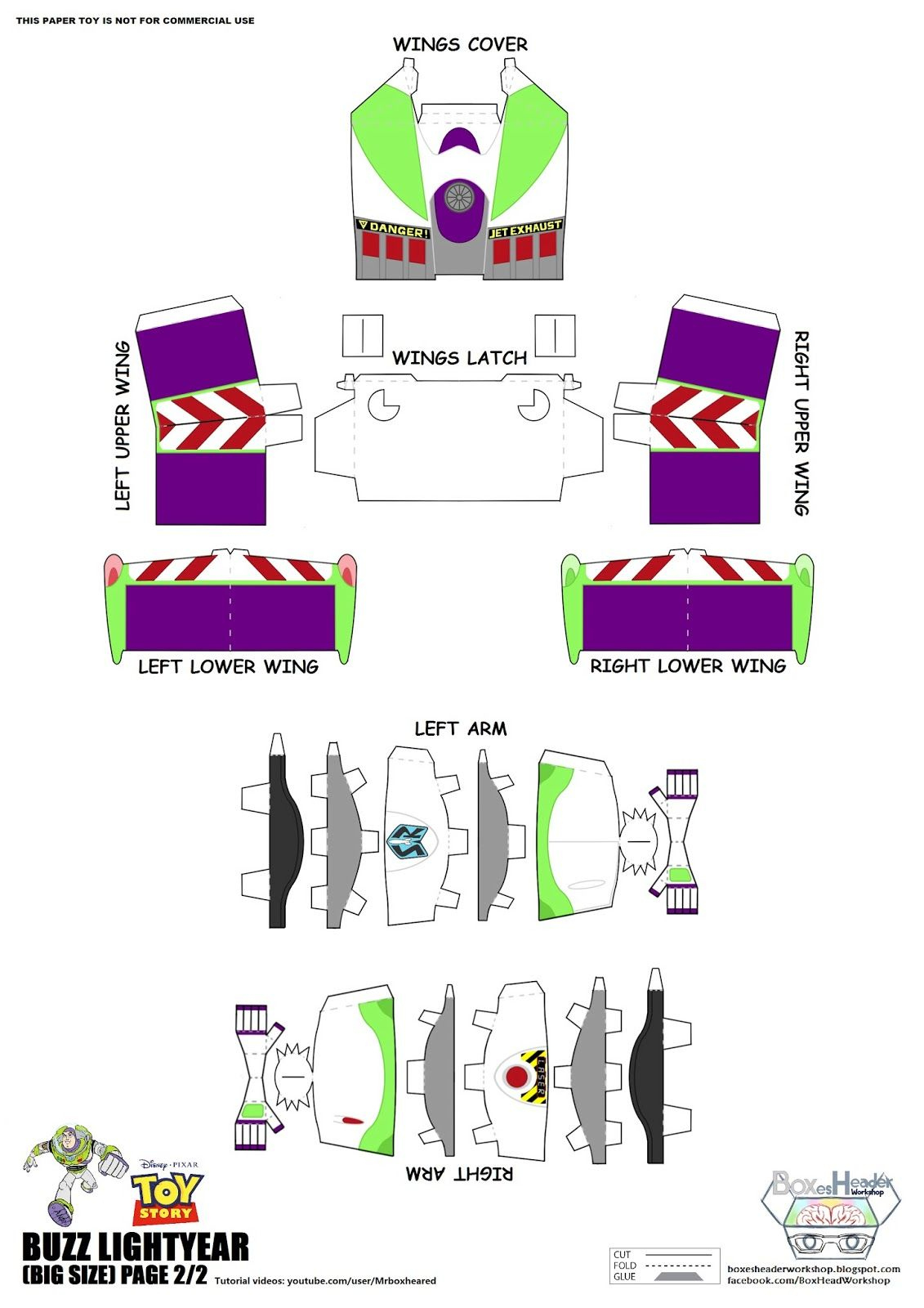 Buzbuz..buzz Lightyear To The Rescue~ regarding Printable Buzz Lightyear Chest Template