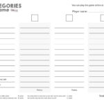 Categories Game   Free Pdf Templates Throughout Printable Basta Game Template