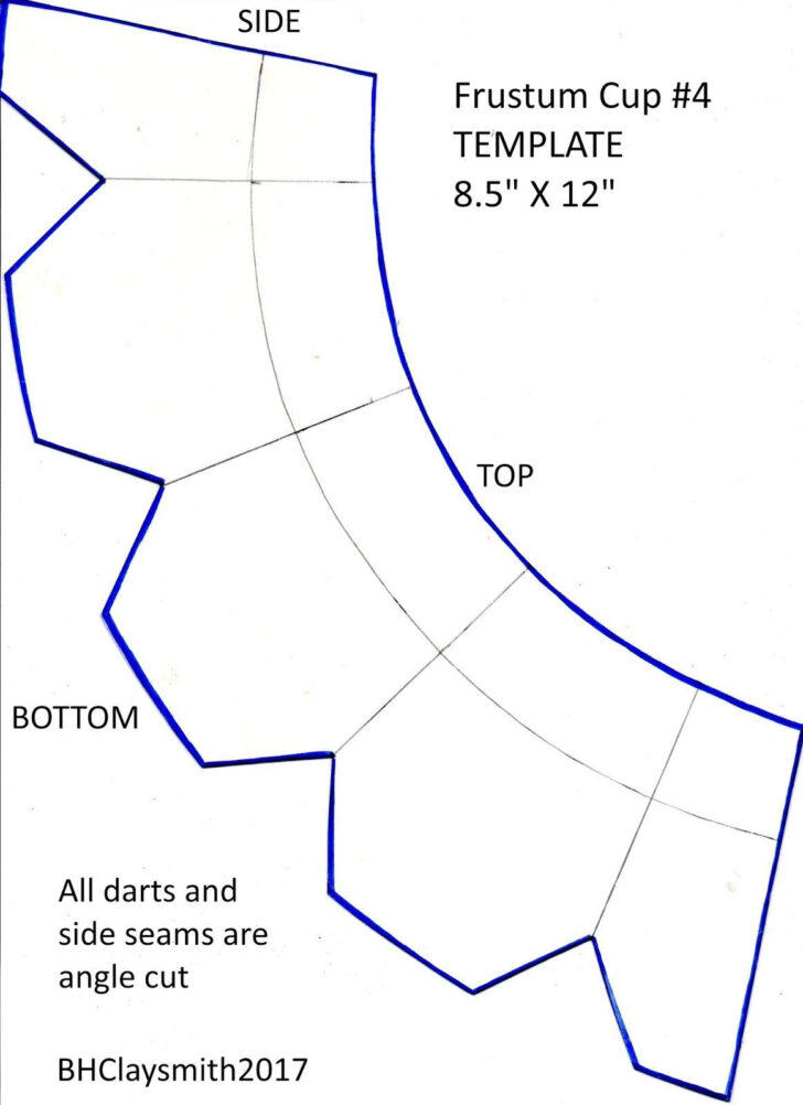 Printable Slab Pottery Templates