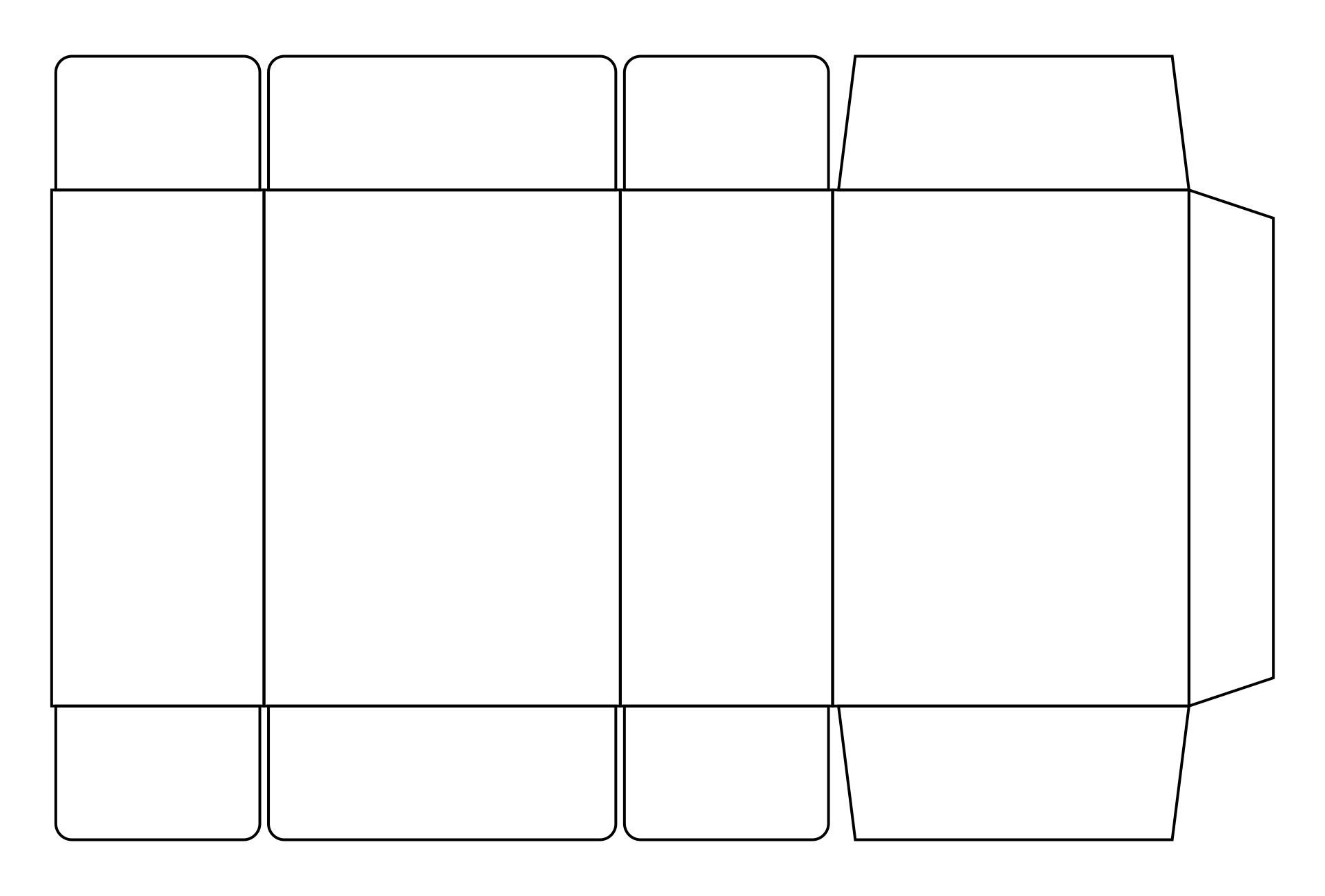 Cereal Box Template - 10 Free Pdf Printables | Printablee regarding Printable Rectangular Box Template