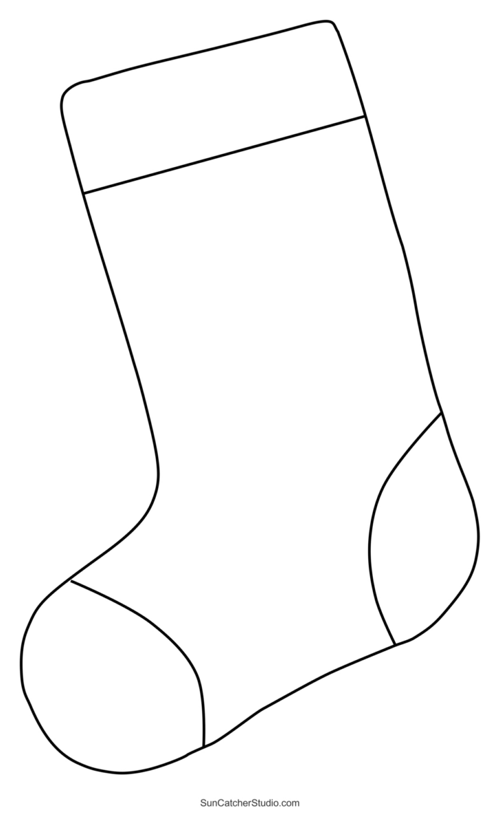 Free Printable Stocking Template