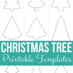 Christmas Tree Templates | Free Printable Outlines & Patterns In Within Free Printable Christmas Templates