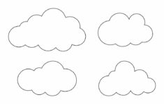 Cloud Template – 10 Free Pdf Printables | Printablee for Free Cloud Template Printable
