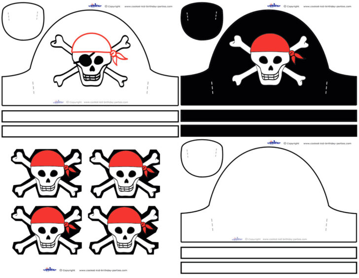 Pirate Hat Printable Template