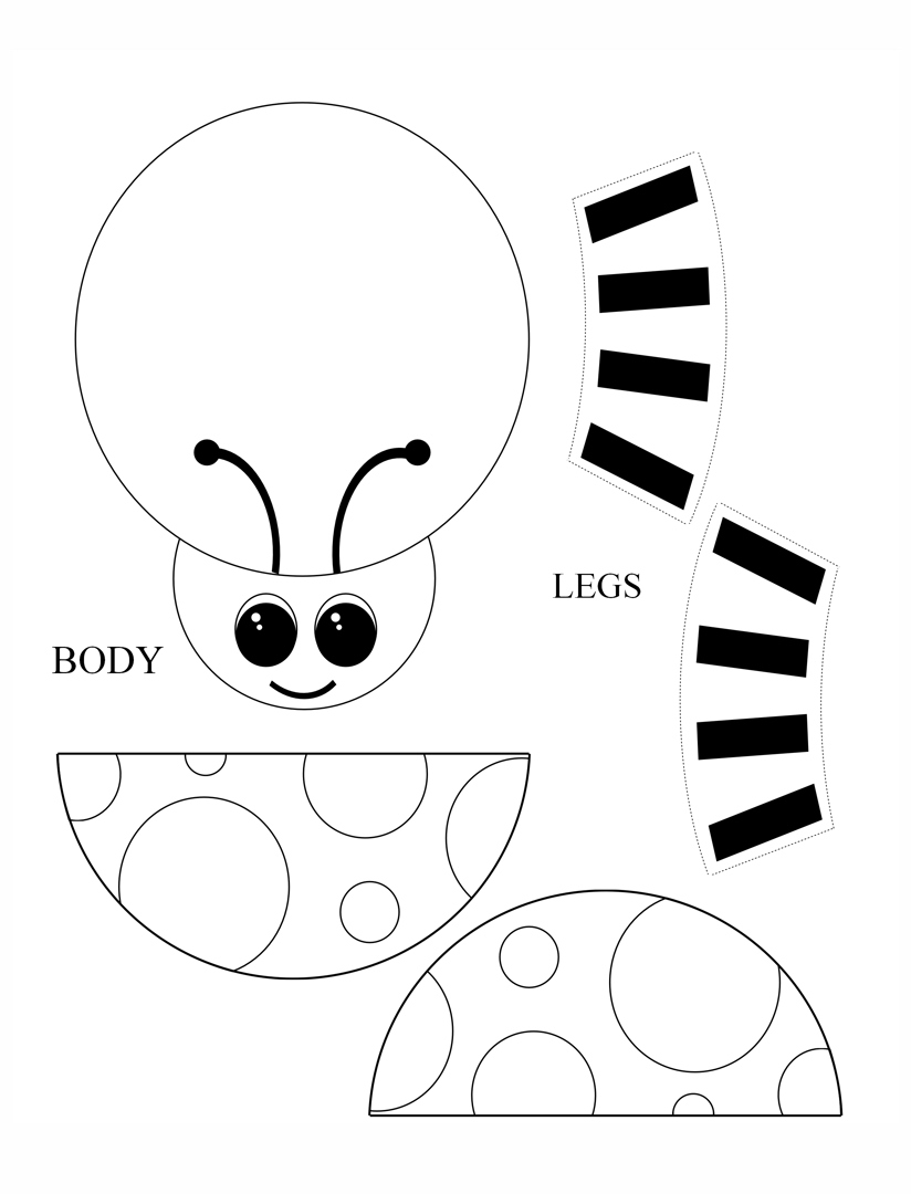 Crafts For Preschoolers - 10 Free Pdf Printables | Printablee regarding Craft Templates Free Printable