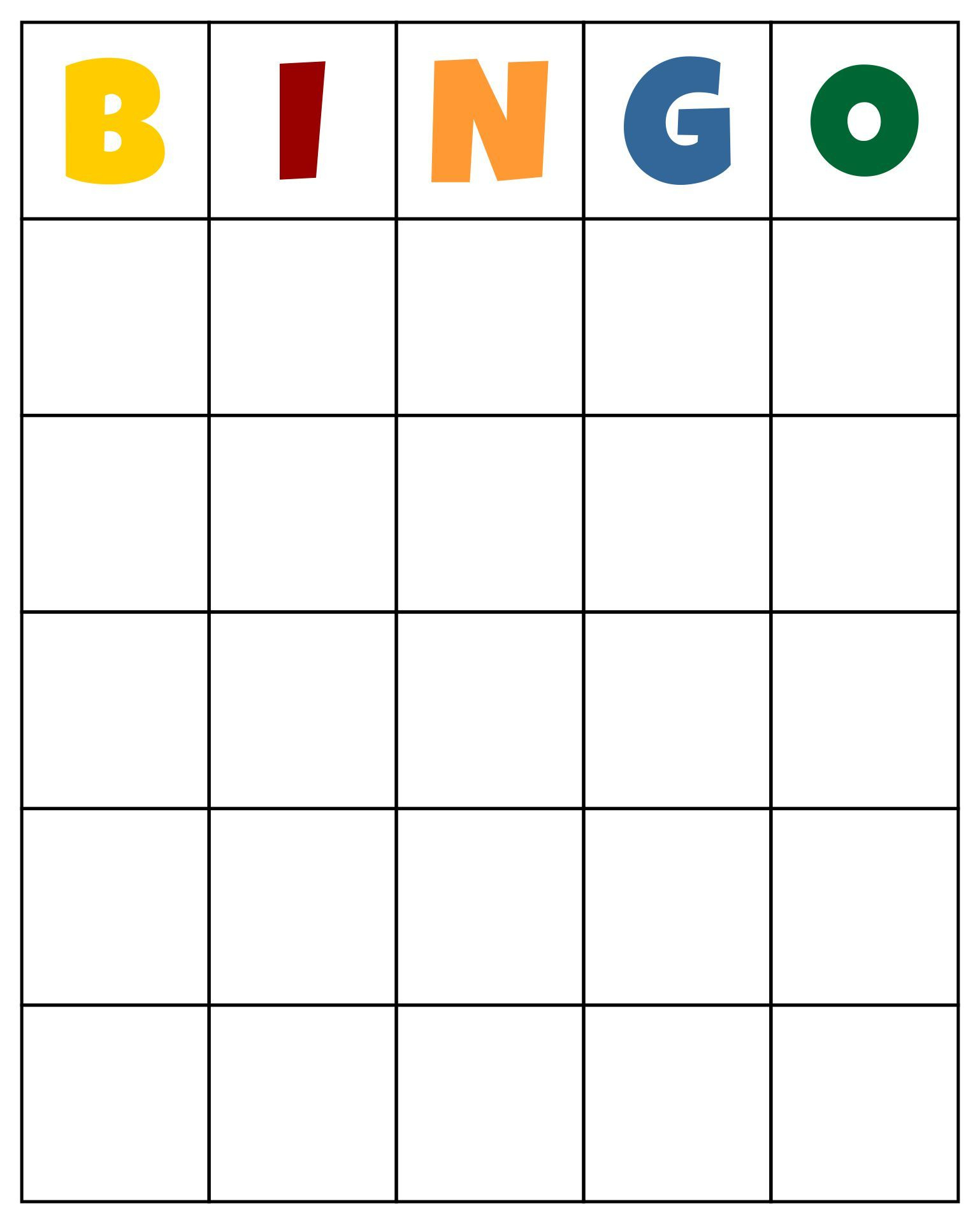 Custom Bingo Card Template - 10 Free Pdf Printables | Printablee pertaining to Free Printable Bingo Template