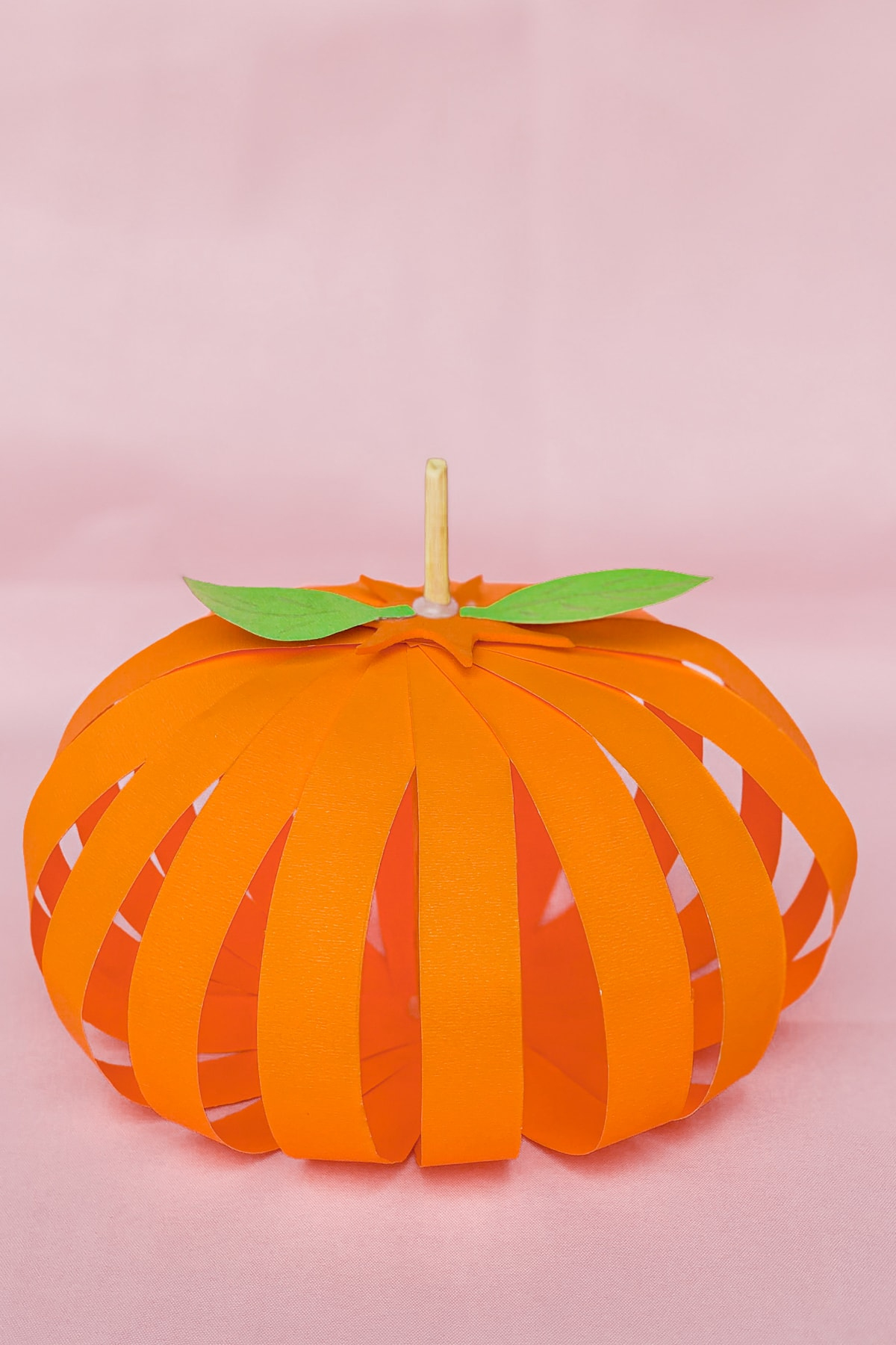 Cute Paper Strip 3D Pumpkin Craft intended for Printable 3D Paper Pumpkin Templates