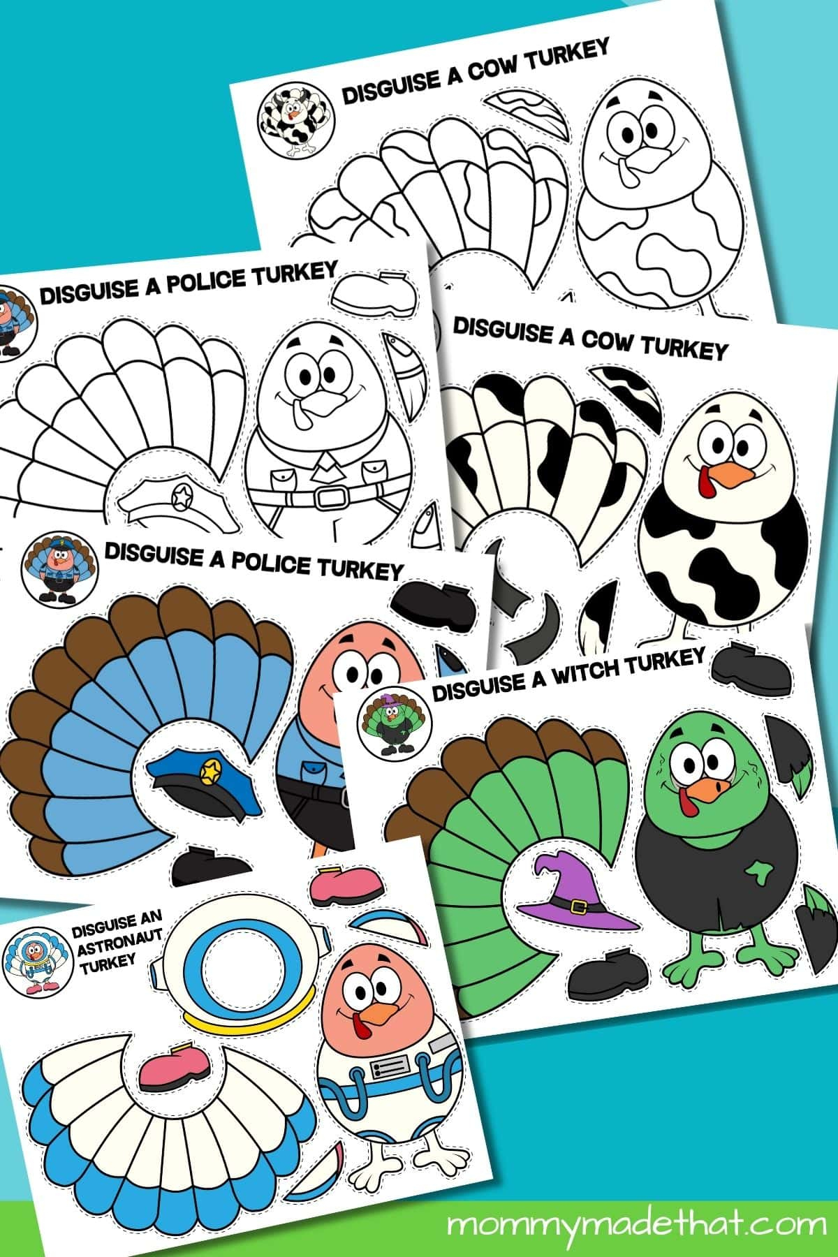 Disguise A Turkey Project (Free Printable Templates + Ideas) intended for Free Printable Turkey Disguise Template