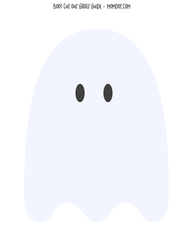 Diy Cotton Ball Ghosts + Free Ghost Template Download!- Momdot regarding Printable Ghost Ball Template