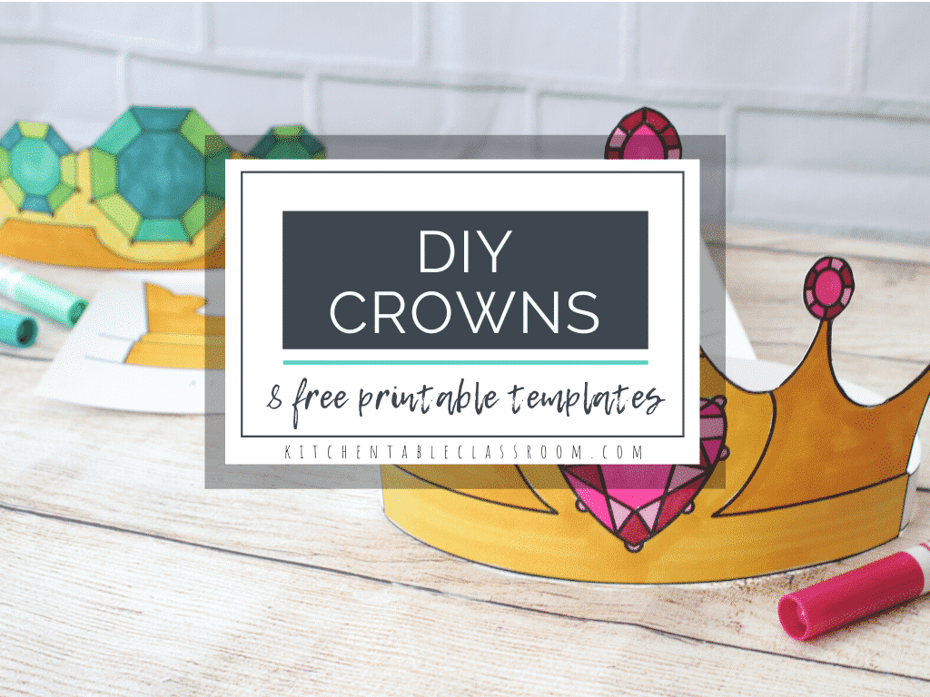 Diy Printable Crown Templates- 8 Free Versions - The Kitchen Table within Free Printable Crown Template