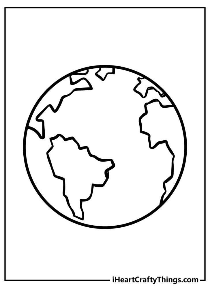 Free Printable Earth Template