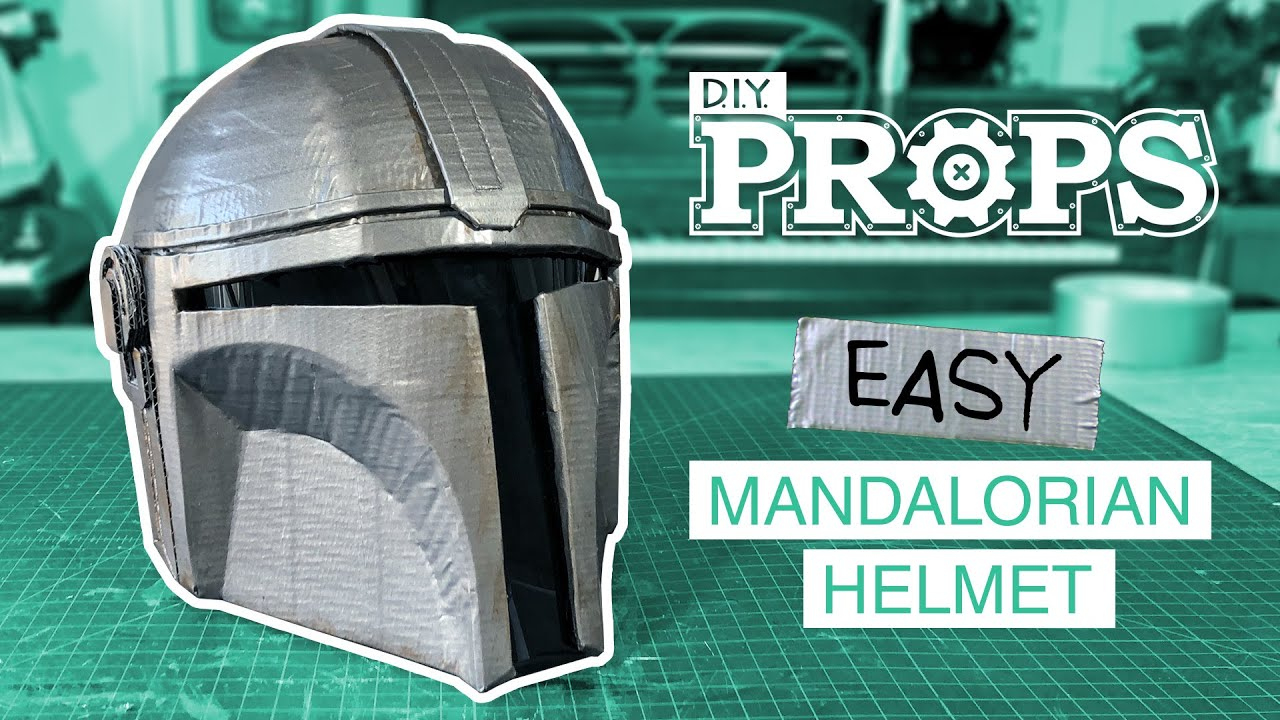 Easy Diy Cardboard Mandalorian Helmet | Free Templates intended for Printable Mandalorian Helmet Template