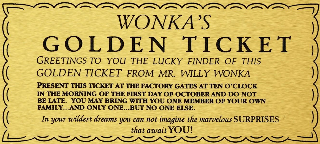 Editable Wonka Golden Ticket - 10 Free Pdf Printables | Printablee pertaining to Free Printable Wonka Golden Ticket Template