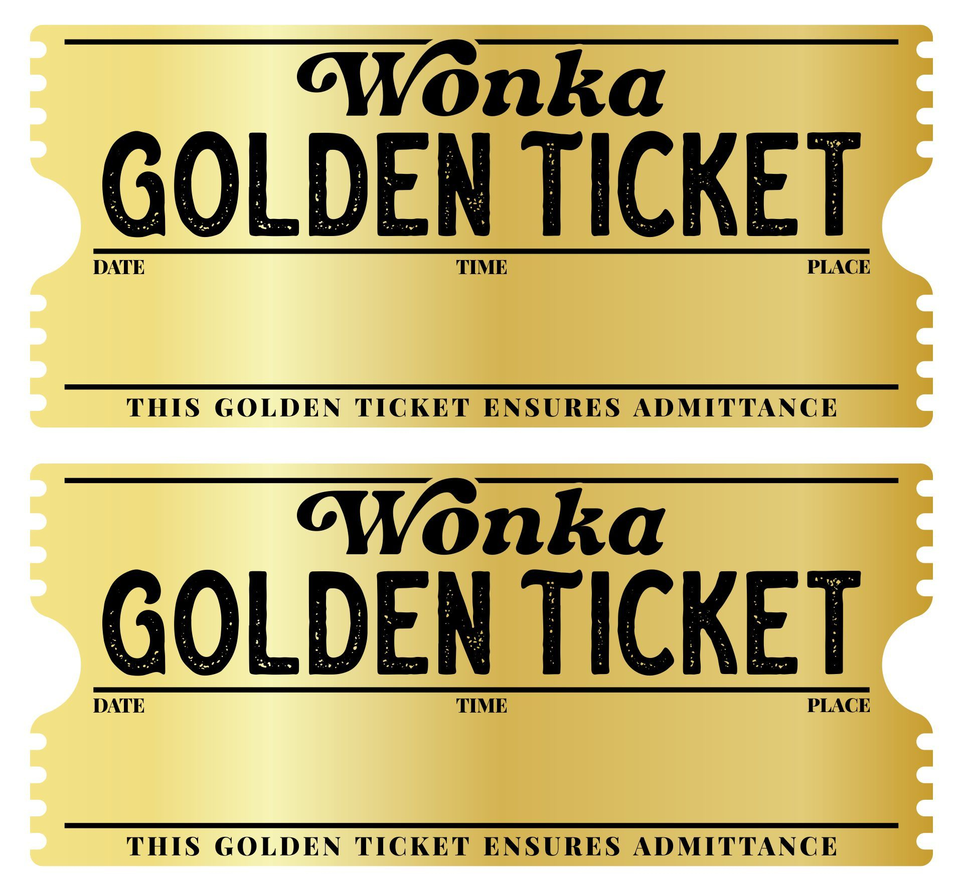 Editable Wonka Golden Ticket - 10 Free Pdf Printables | Printablee pertaining to Free Printable Wonka Golden Ticket Template