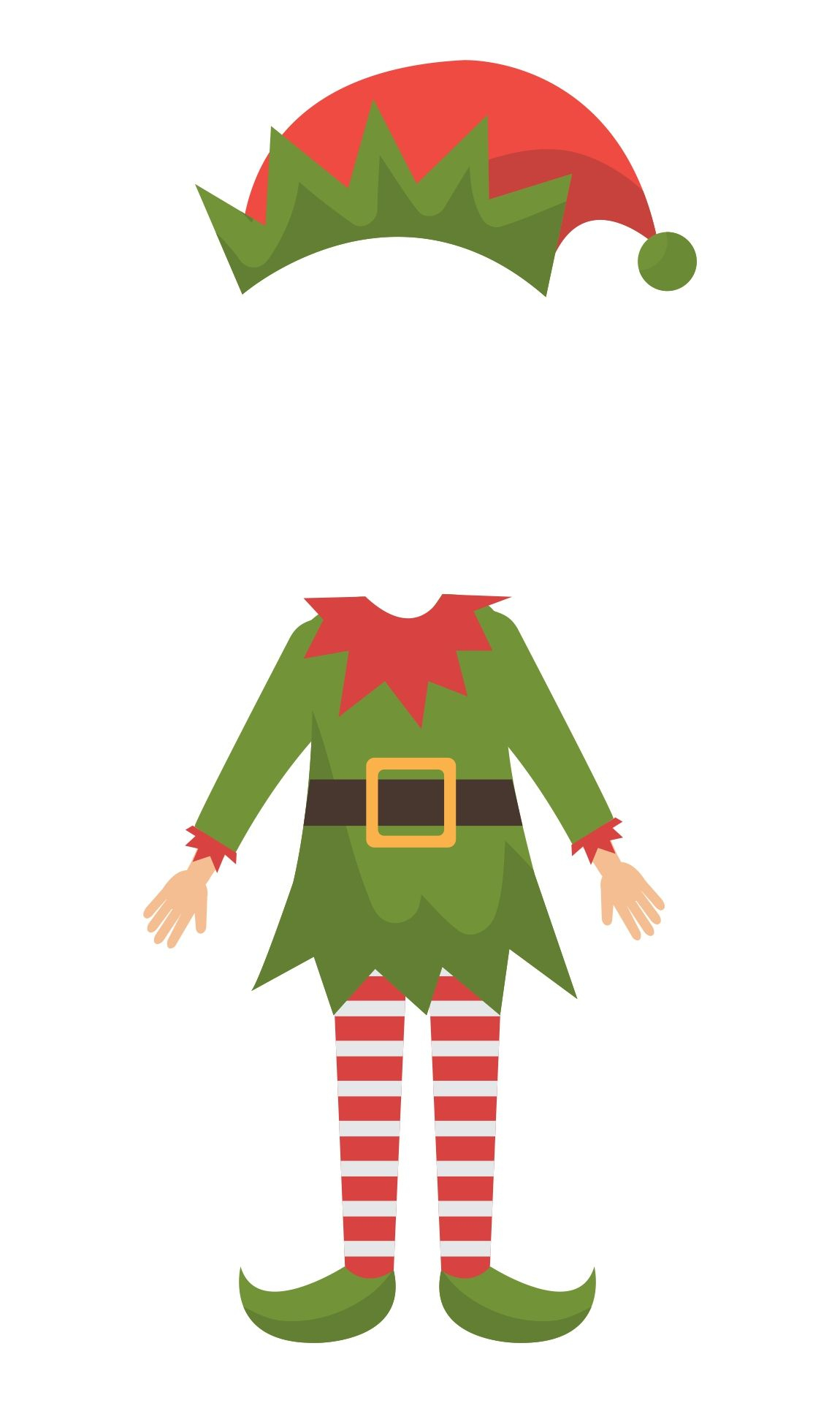 Elf Christmas Templates - 20 Free Pdf Printables | Printablee pertaining to Elf Yourself Printable Template