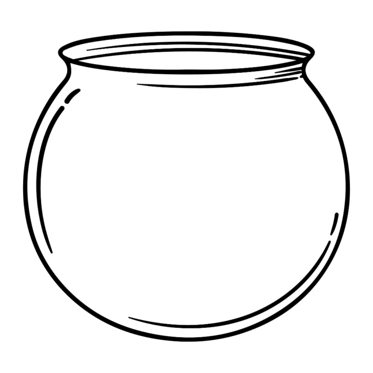 Printable Fish Bowl Template