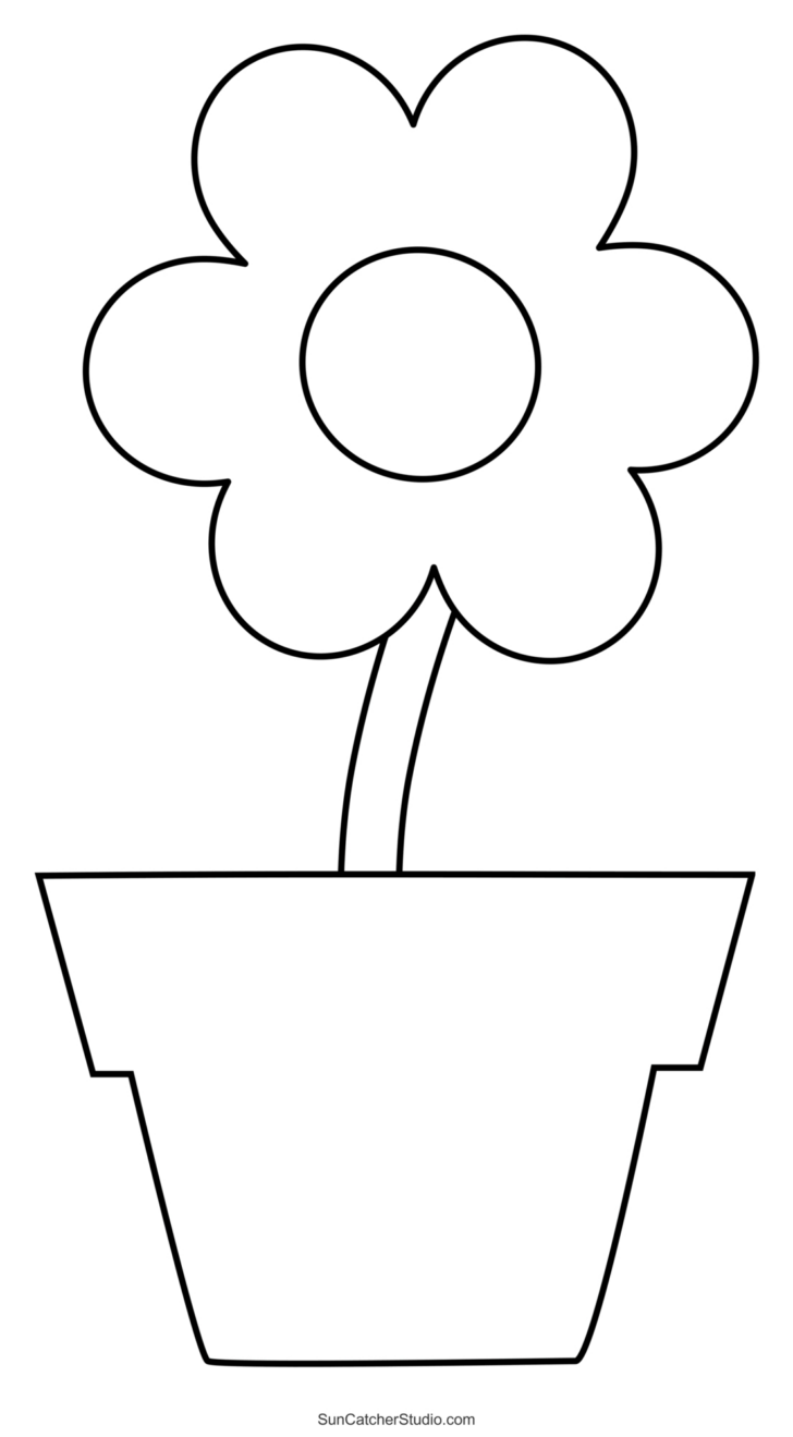 Cut Out Flower Template Printable