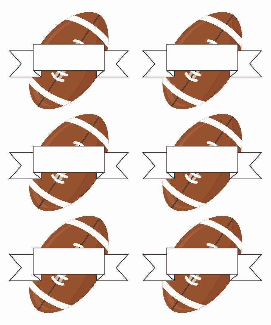 Football Cutouts - 10 Free Pdf Printables | Printablee intended for Free Printable Football Templates