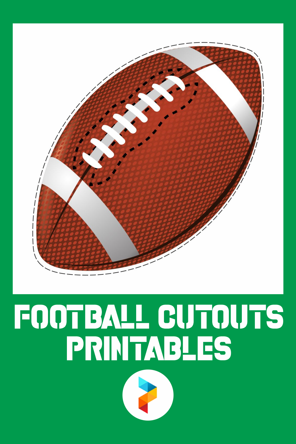 Football Cutouts Printables in Free Football Template Printable